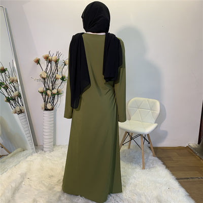 Abaya Vert Kaki