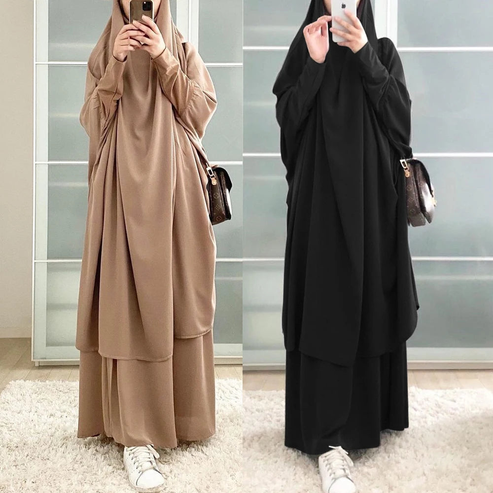 Jilbab Noir 2 pieces Orientale Nation