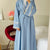 Abaya Dubai Bleu