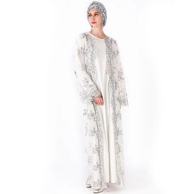 Abaya Blanche Simple