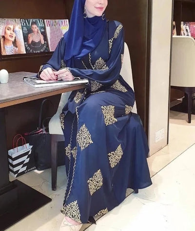 Kimono Abaya Bleu