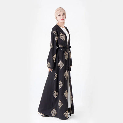 Black Kimono Abaya
