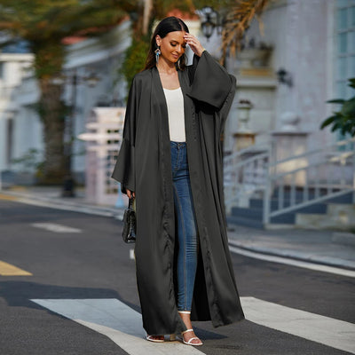 Kimono Noir Femme Abaya