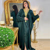 Abaya Vert Émeraude Femme