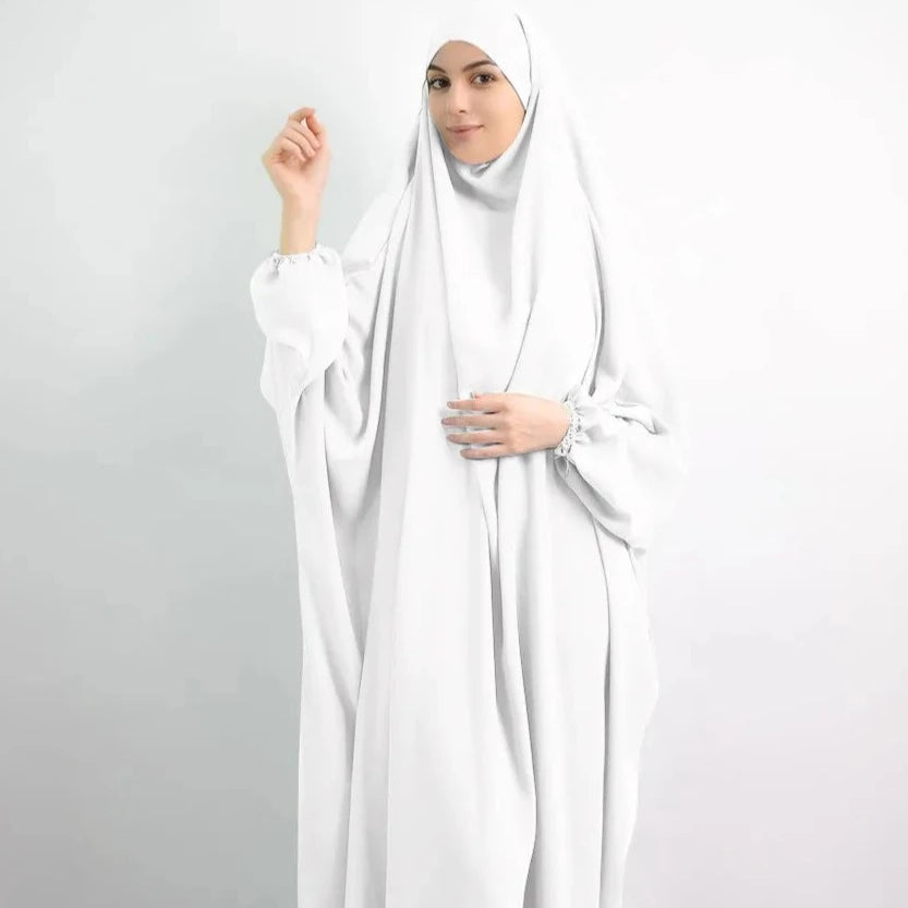 Jilbab Blanc Femme
