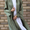 Abaya Kimono Vert Kaki