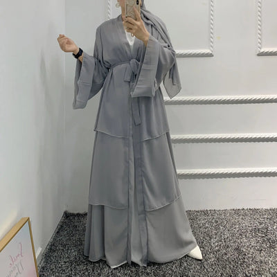 Abaya Kimono Gris