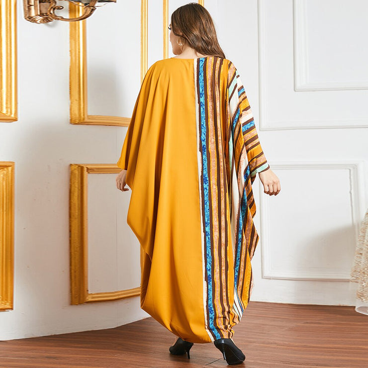 Abaya Jaune Papillon