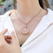 Collier Pendentif Croissant De Lune